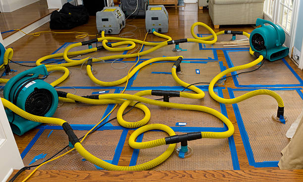 Professional Crawl Space Water Removal technician working in Vienna, ME